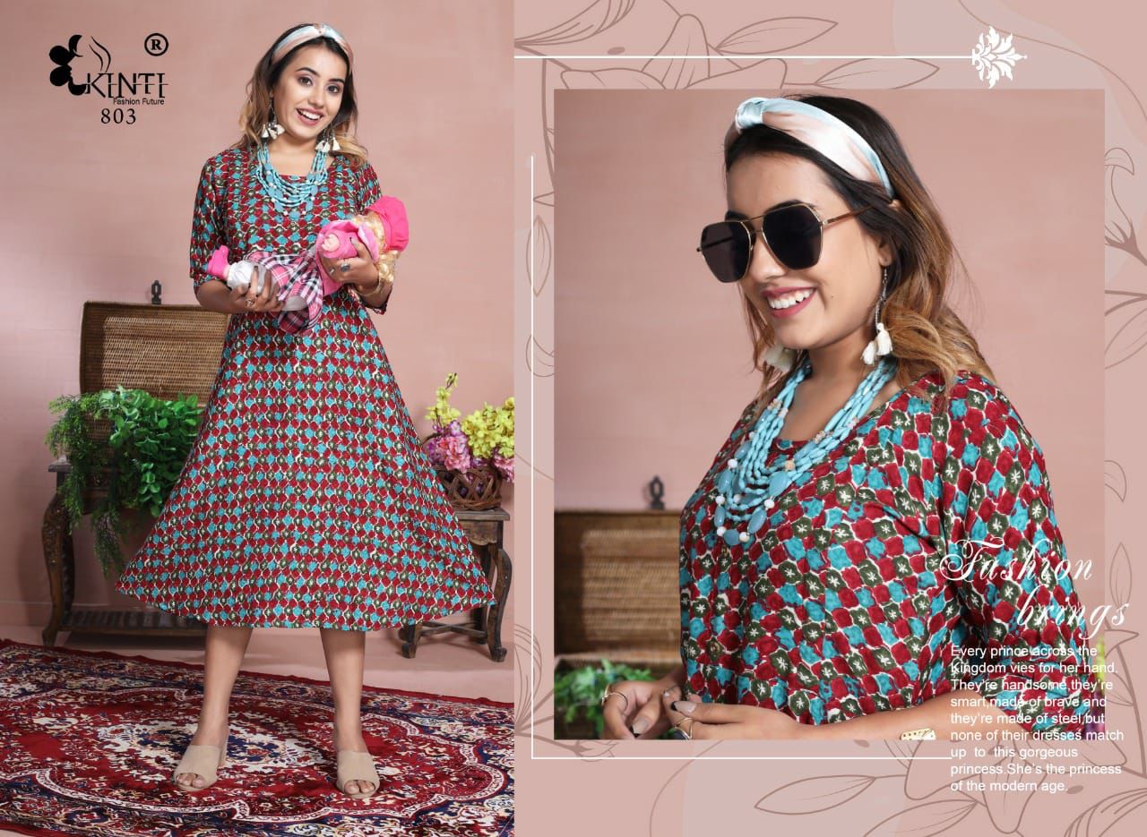 Kinti Mamta 8 Latest Ethnic Wear Fancy Designer Kurti Collection